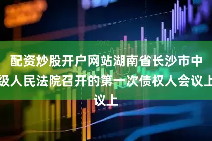 配资炒股开户网站湖南省长沙市中级人民法院召开的第一次债权人会议上